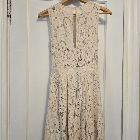Anthropologie BHLDN Hitherto Kinsey ivory lace dress, size 0 - Picture 5 of 13